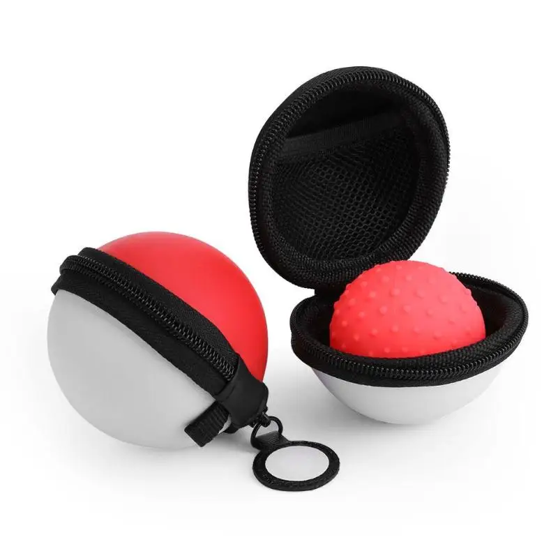 

2pcs Case for Pokemon Pokeball Hard Protective Case Storage Box Bag with Silicone Case Cover for Switch Pokemon Pokeball Plus