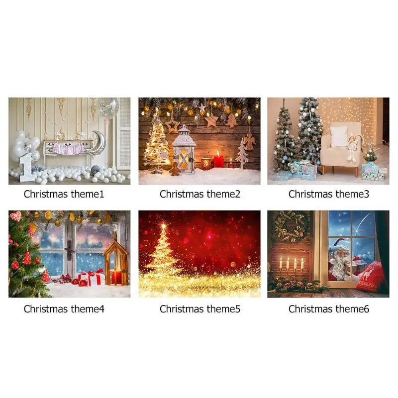 

1PC Christmas Decoration for Home Photo Background Backdrop Studio Vedio Shooting Prop Cloth Photography Backdrops