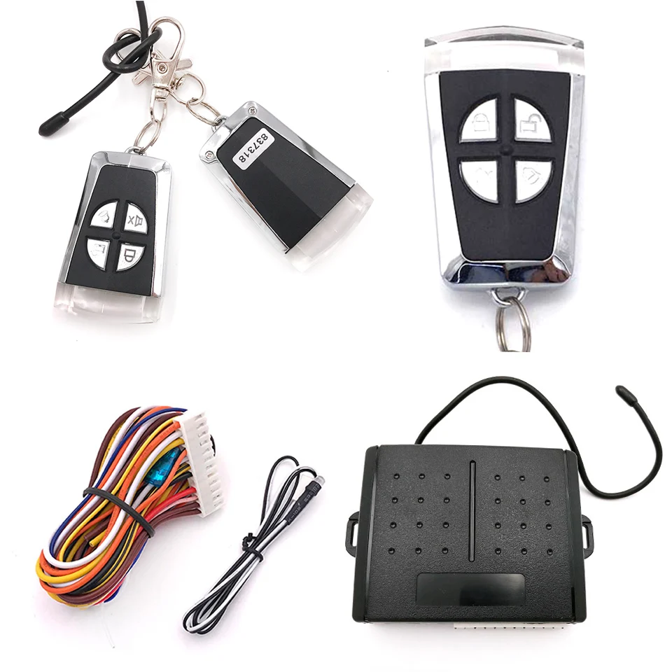 Car Alarm System 12+4 Car Auto Remote Central Kit Door