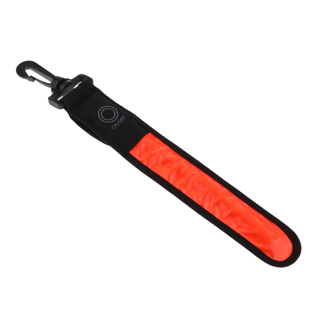 Cheap Backpack Reflective Strip Cycle Hiking School Bag Night LED Reflector Light for Outdoor Cyclists, Joggers, Students 2