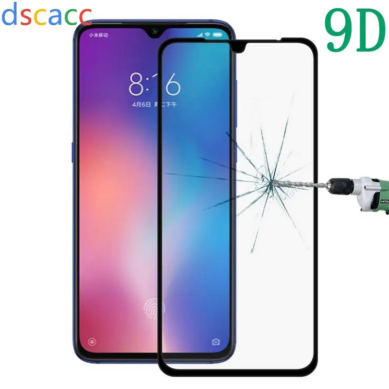 Закаленное стекло Dscacc 9D для Xiaomi 9 SE Play POCO F1 F2 8 Lite 6X A1 A2 Redmi Note 5 6 7 Pro GO 5A 6A Y1 Y2 S2 100 шт. |