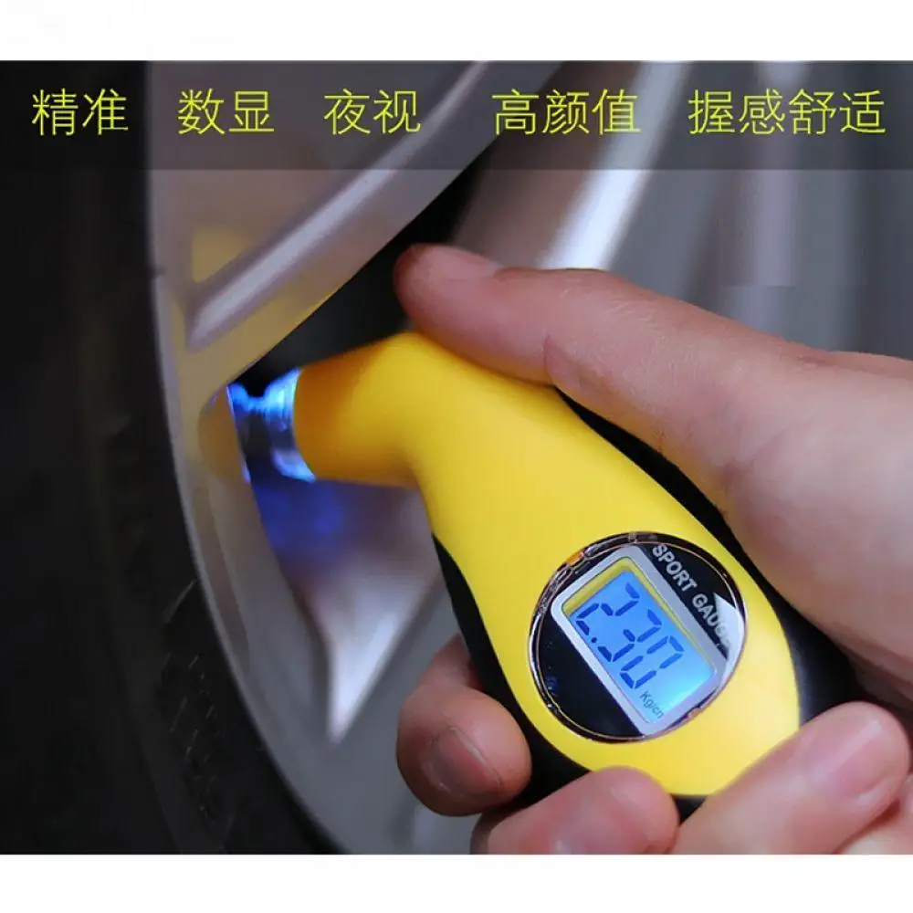 

Auto Car Gauge Tester Diagnostic tool for Driving Safety tire pressure gauge Meter Manometer Barometers Tester Digital LCD Tyre