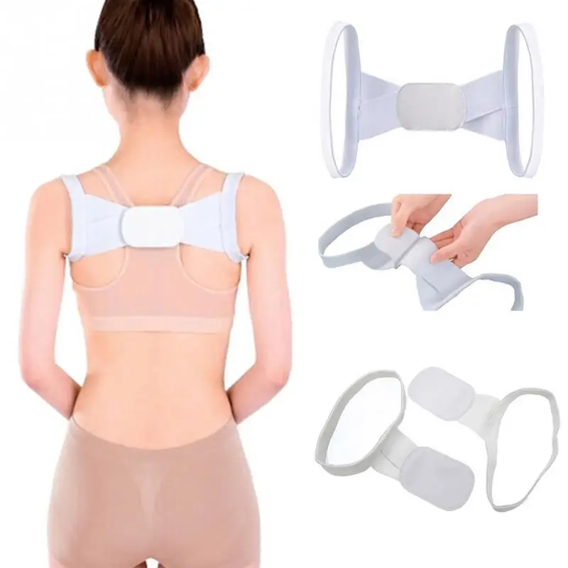 

Women Back Support Adjustable Back Posture Corrector Shoulder Support Brace Belt Body Health Care Sports Protective Bands