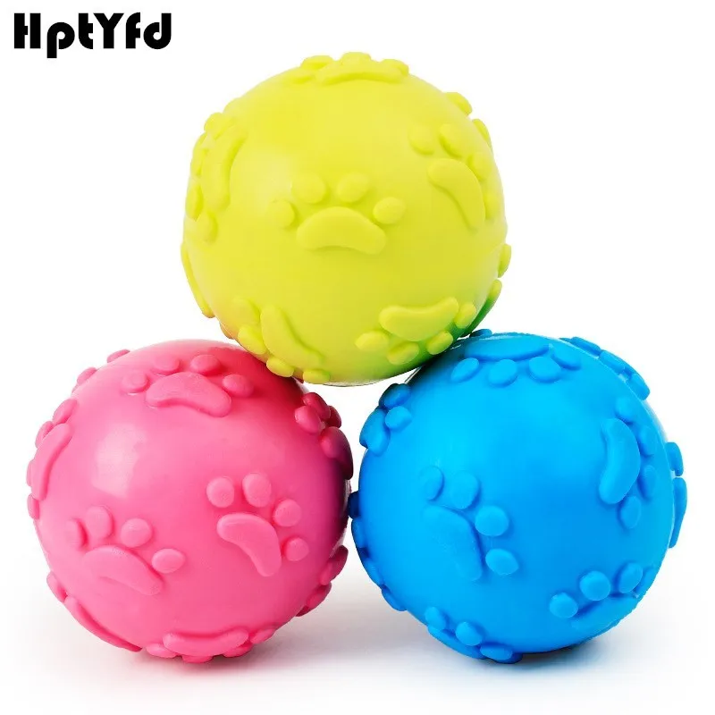 1 Pc Ball Pet Dog Toy TPR Chew Toys Non toxic Pet Bone Game Toys for Small Medium Dogs