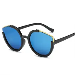 XojoX «кошачий глаз» Для женщин Винтаж модные роскошные Брендовая Дизайнерская обувь Для мужчин солнцезащитных очков ретро очки зеркало