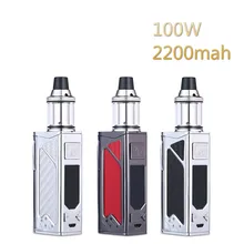 Original 100W electronic cigarette kit box mod 2200mah evaporator smoke vaper vape pen Huge vaporizer e-cigarettes hookah kits Original 100W electronic cigarette kit box mod 2200mah evaporator smoke vaper vape pen Huge vaporizer e-cigarettes hookah kits