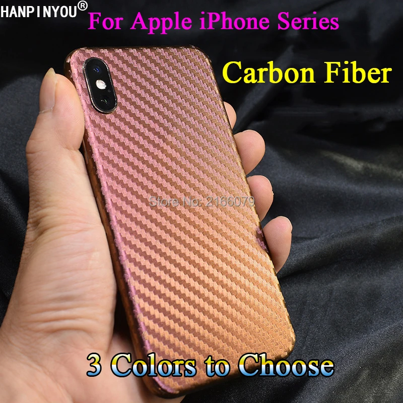 Для Apple iPhone X SE 5 5S 6 6S 7 8 Plus 3D Градиент углеродное волокно полное покрытие Задняя