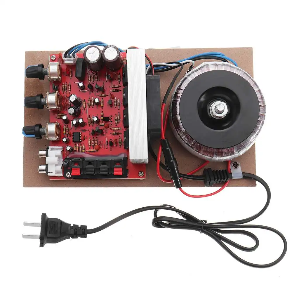 CLAITE Hi-Fi усилитель мощности Borod 220V усилитель высокой мощности полевой транзистор передний задний с вентилятором охлаждения