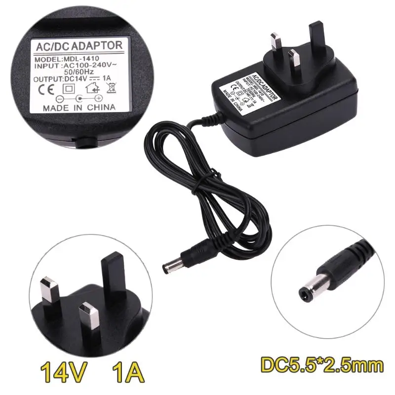 DC14V 1A адаптер переменного тока 100 в 240 В постоянного 14 питания 5 *|Адаптеры AC/DC| |