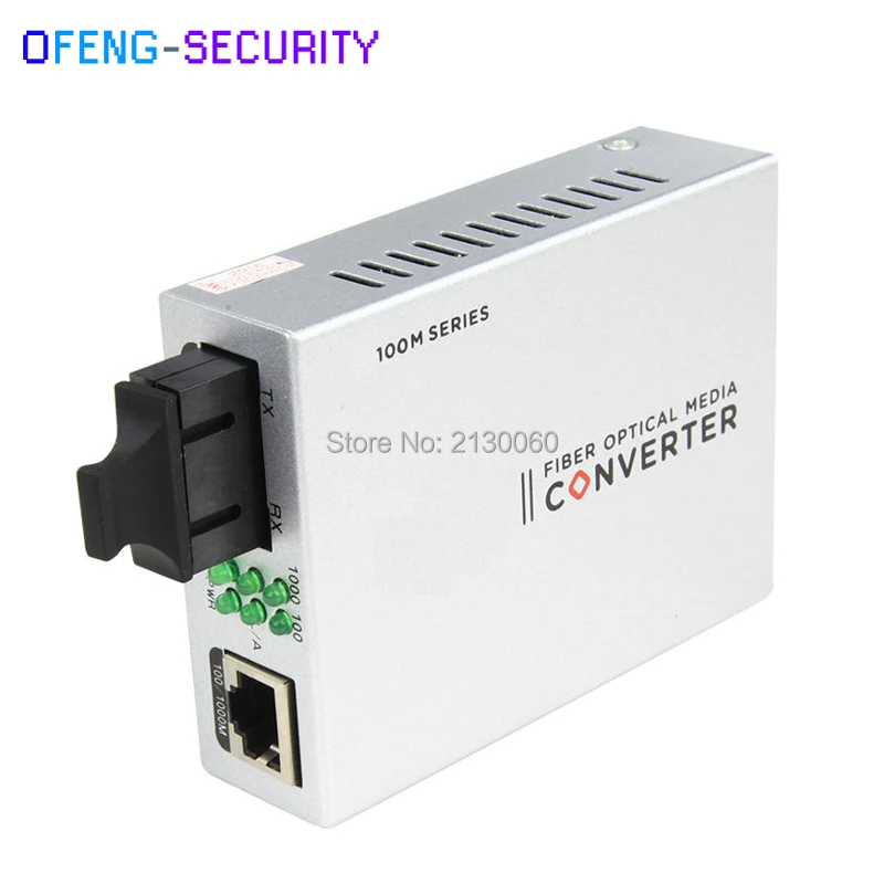 

10/100M POE Media Converter 802.3af/at 1 * POE port + 1 * fiber port POE Switch 20KM Dual Fiber ethernet Poe Switch SM SC