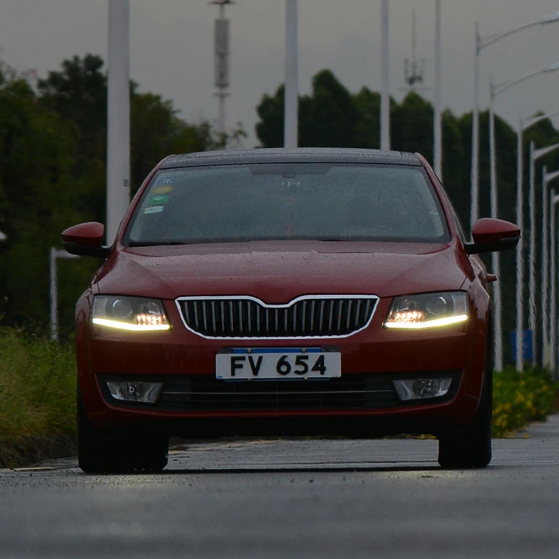 Головной светильник в сборе для Skoda Octavia 2015 2016 2017 светодиодный Противотуманные