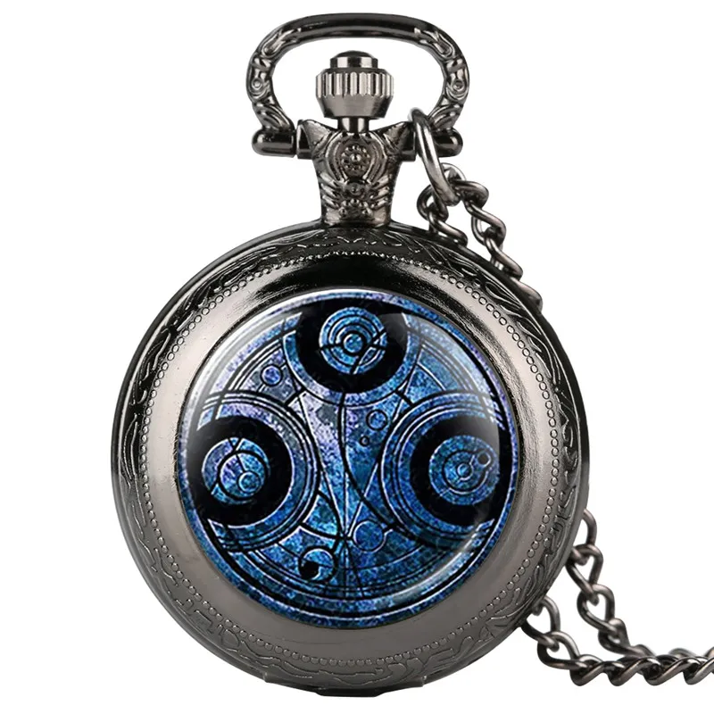 Fobs купоны персонализированные часы для мужчин ретро узор кварцевые карманные с