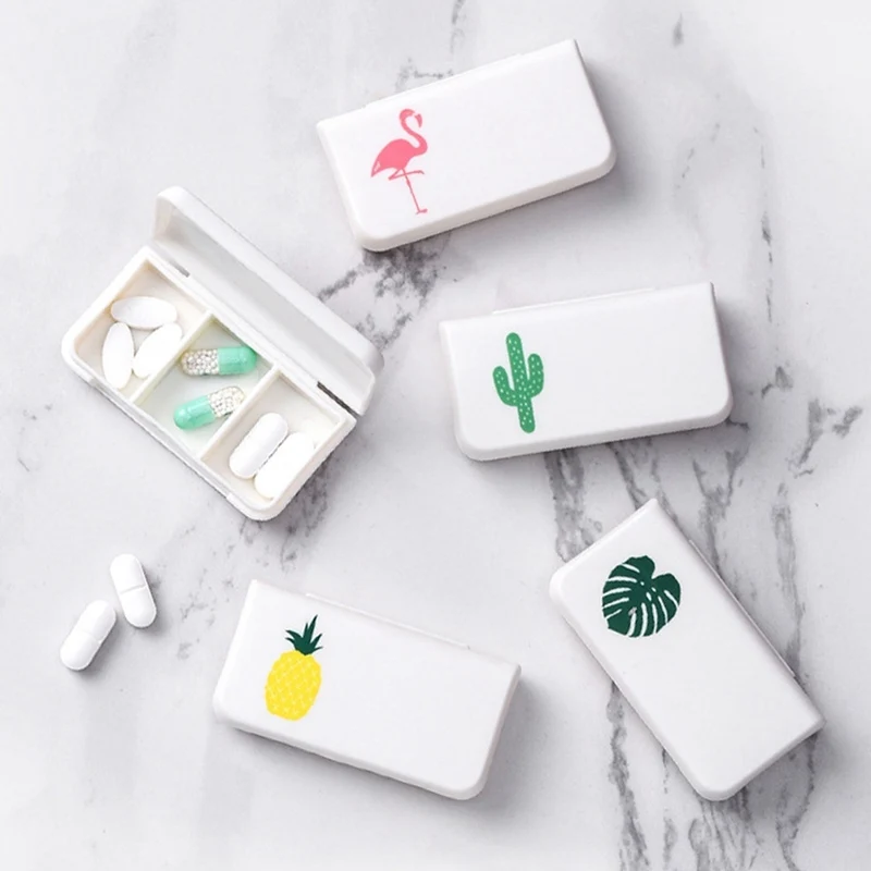 

Pill Case Portable Medicine Boxes Grids Travel Home Medical Drugs Tablet Empty Container Storage Box