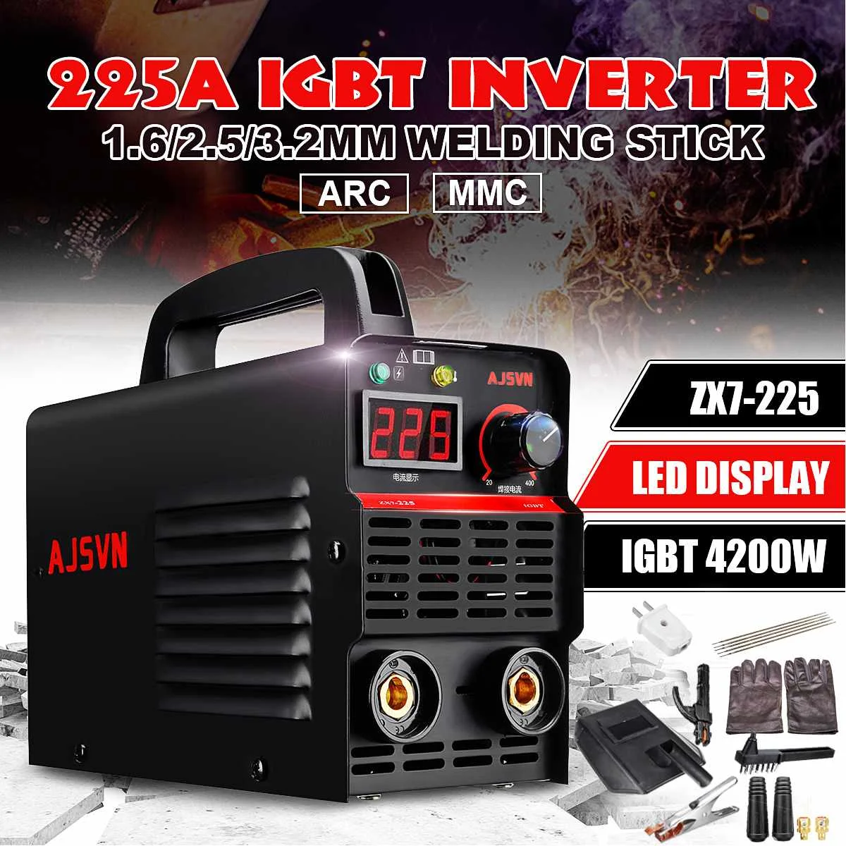 

Mini Arc Welding Machine 220V 6.2KVA Handheld Mini Inverter Mini Electric Welding Welder-Machine Tool