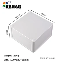 Ящик для проекта водонепроницаемый распределительный ящик пластиковый корпус для электронного проекта открытый ящик инструмент «сделай сам» чехол 120*120*61 мм