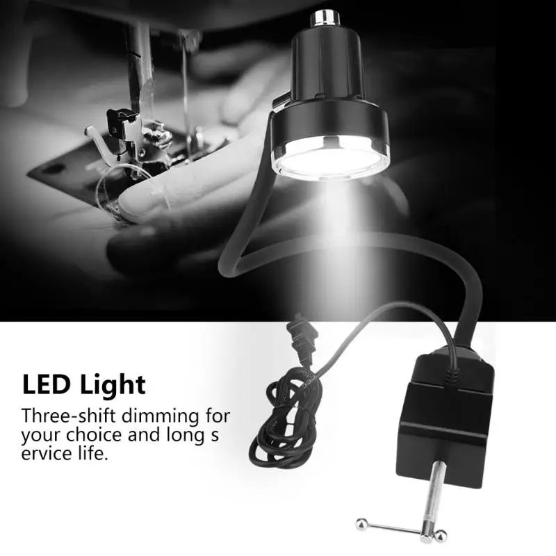 5W Industrial LED Sewing Light 30 LEDs Light Lamp For Sewing Machine Three-shift Dimming Sewing Lamps lampen industrieel