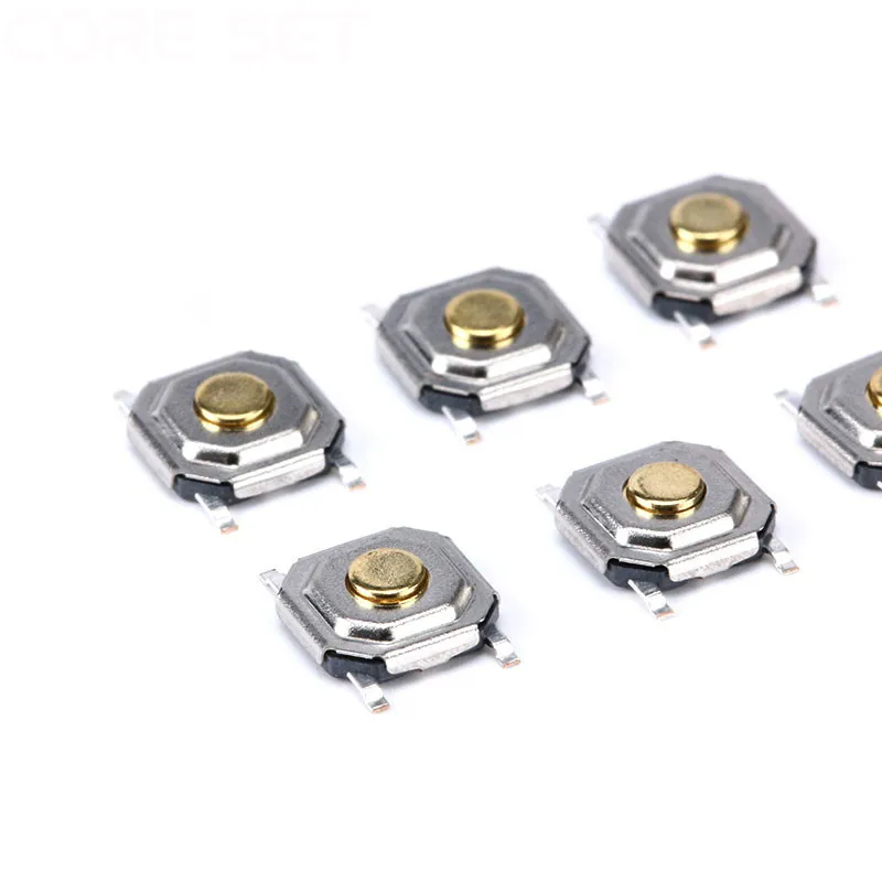 200 шт./лот кнопочный выключатель SMD 4x4x1.5мм тактильный Такт микро переключатель