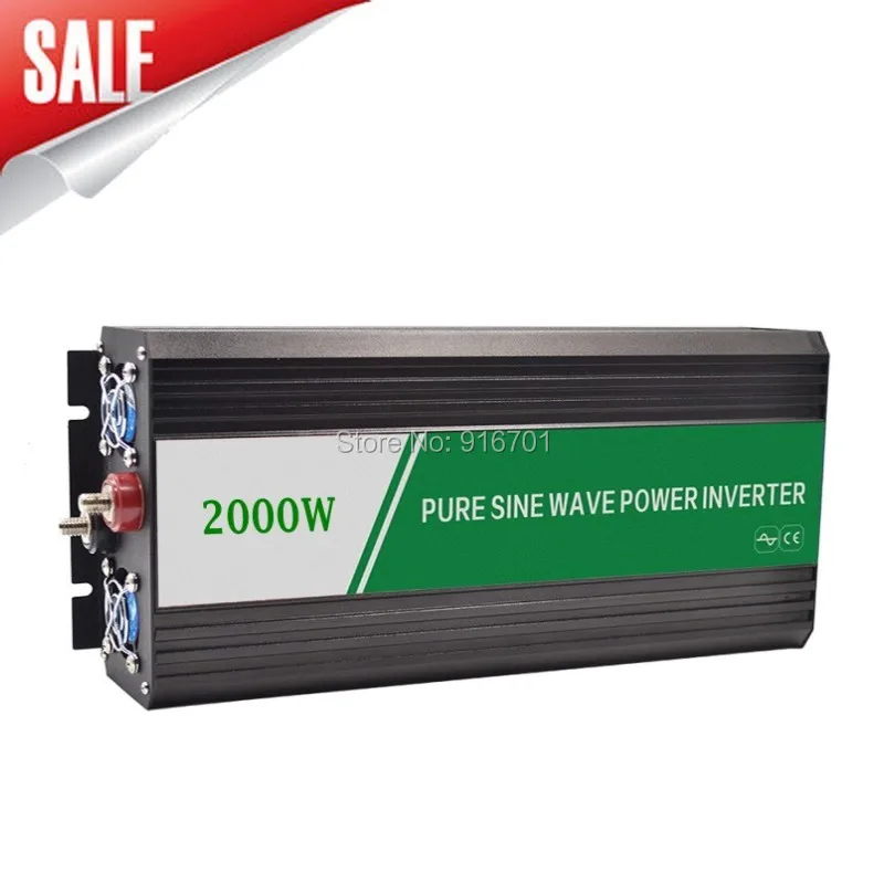 

Onduleur a onde sinusoidale 2000W DC/AC 12v 220v pure sine wave inverter