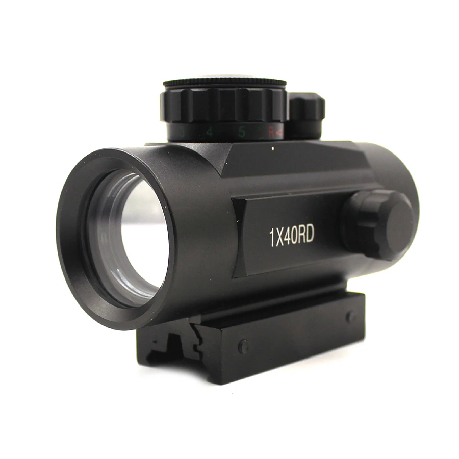 Голографический 1x40 Red Dot смотреть страйкбол Green прицел охотничий 11 мм 20 рейку
