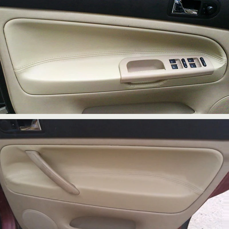 LHD автомобиля микрофибра кожа дверные ручки подлокотник панель накладка для VW Passat B5 1998 1999 2000 2001 2002 2003 2004 2005