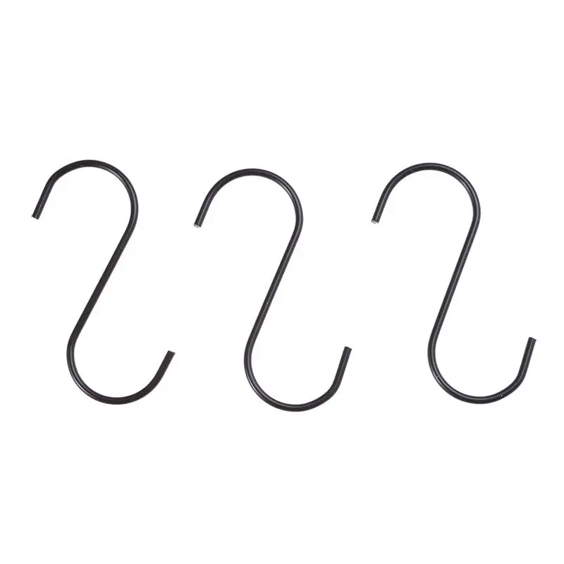 3pcs Hooks Rustproof Stainless Steel Multi functional Practical S