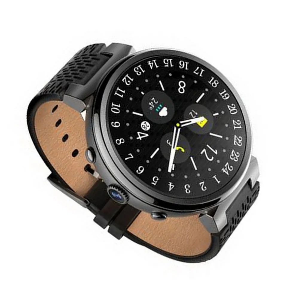 

I6 Round Screen Smart Watch Waterproof GPS Positioning Camera Watch WIFI Card Insert Heart Rate Meter Wrist Watch