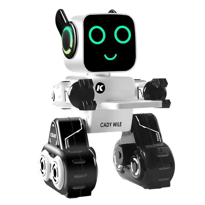 

Children's Robot Toy Touch Talking Dancing Playing Music With Built-In Piggy Bank Rechargeable RC Robot Kit For Kids