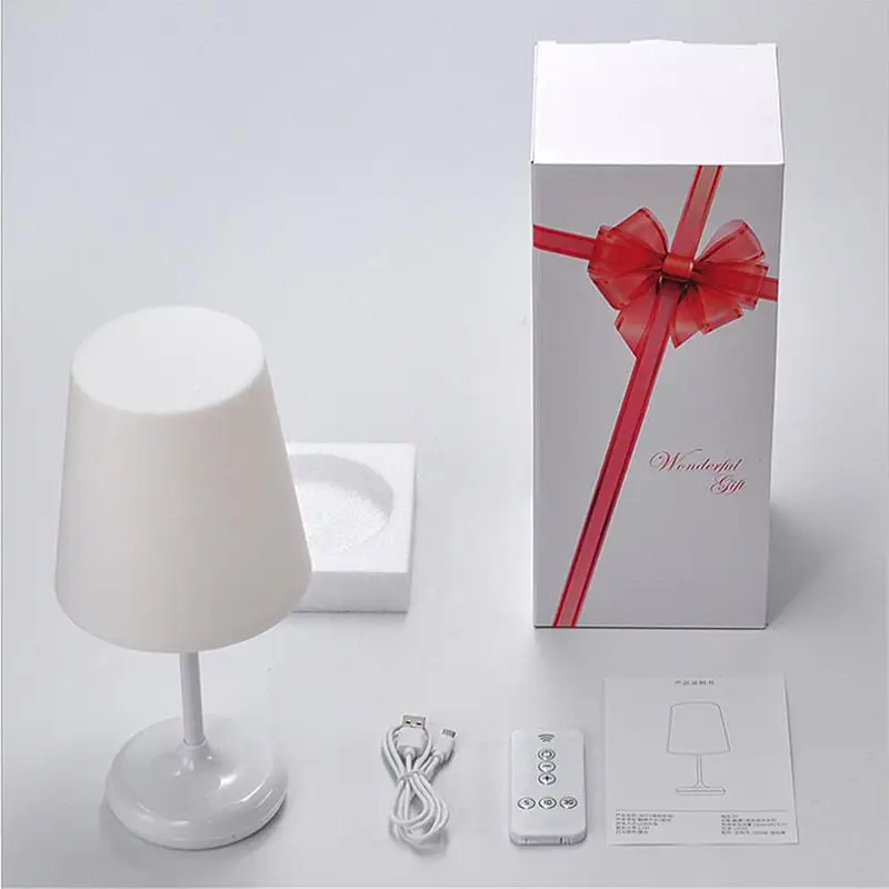  USB Charging Remote Control Desk Lamp Home Touch Smart Night Light Bedroom Study Lighting Wireless  - 32963069548