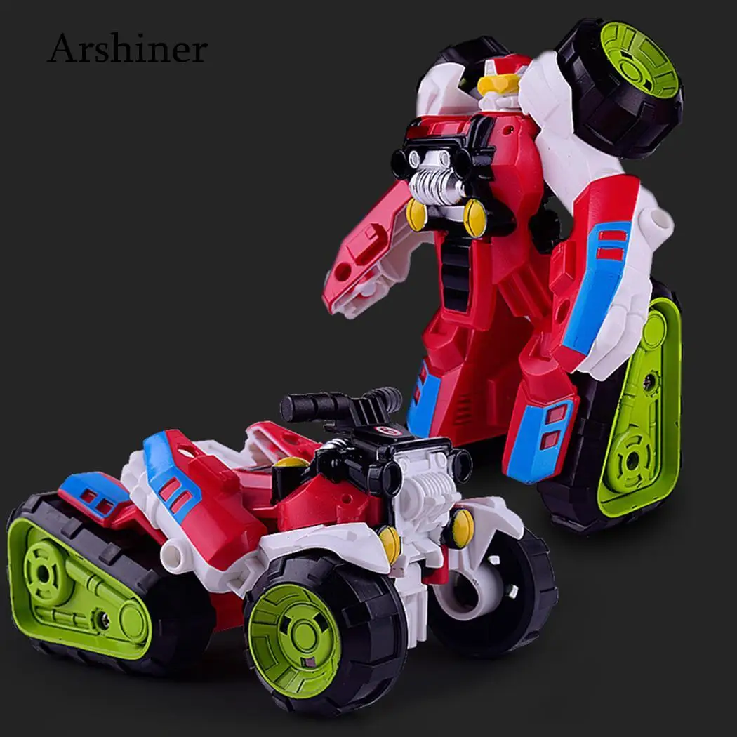 Toy Deformation Robot Car Innovative Random Cartoon Model Transformative Children