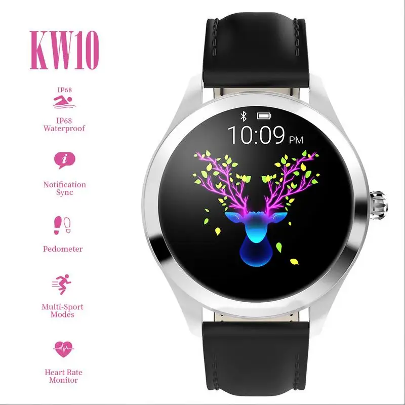 

Smart Bracelet KW10 Steel Belt Bracelet Watch Multi - Sports Mode Smart Watch Women's Smartwatch