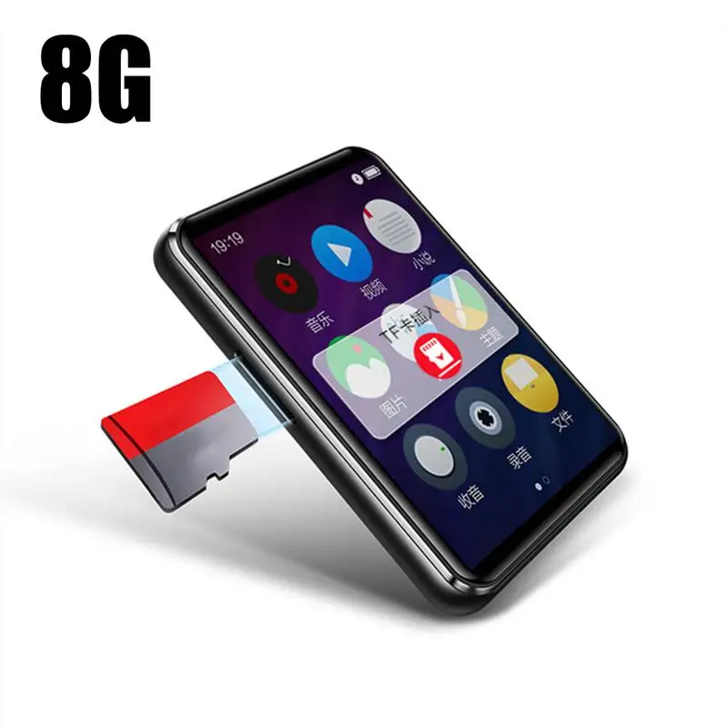 

X6 MP3 Student MP4 Touch Screen Super - Thin HiFi Player E - Book Learning English Listening Completa MP3