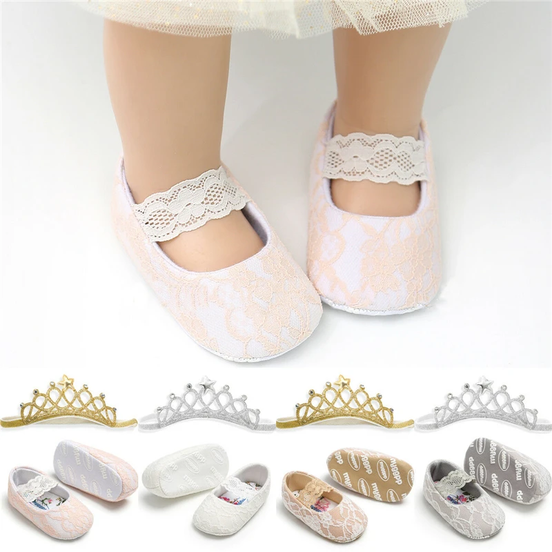 2019 г., новые кружевные туфли принцессы из мягкой кожи для маленьких мальчиков и девочек, 2 предмета, ползание младенца, для прогулок, дня