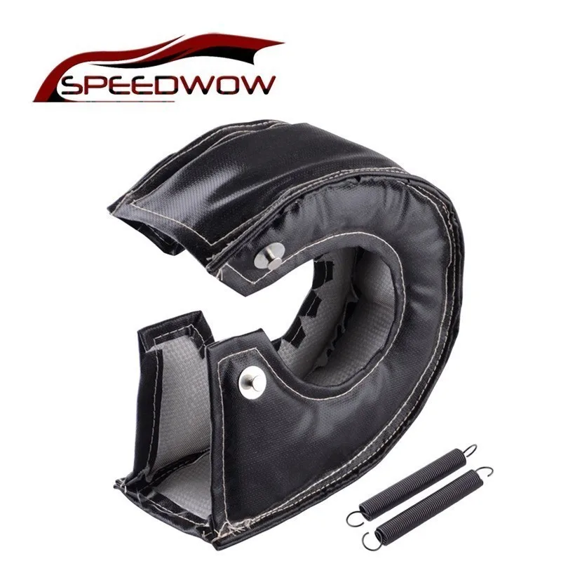 

SPEEDWOW Engine Turbo Blanket Glassfiber Heat Shield Turbocharger Barrier Wrap Turbo Heat Shield Fit T2 T25 T28 GT28 GT30 GT35