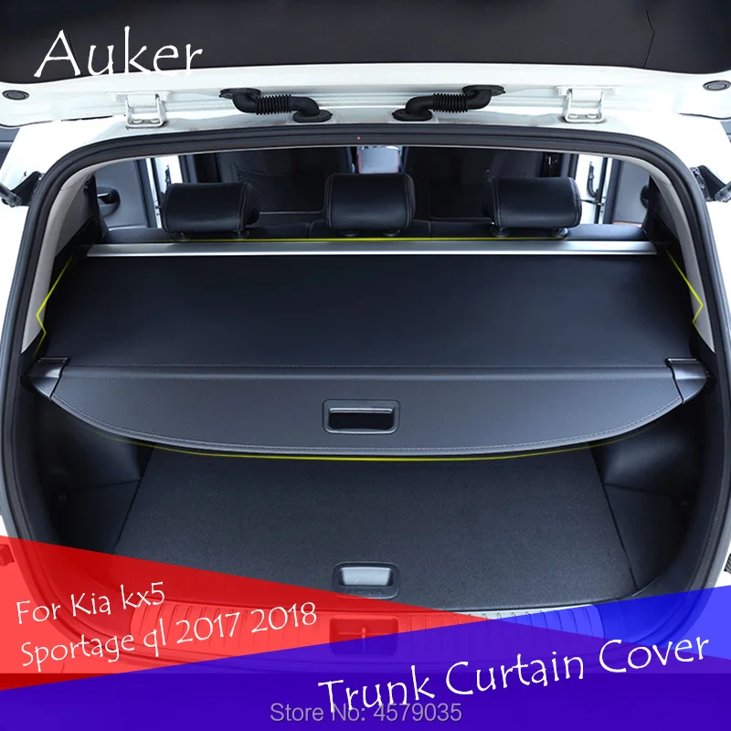 

Car Rear Racks Tail Box Trunk Curtain Cover Mat Pad Refit For Kia Sportage 2018 2017 2016 QL kx5 Car-covers
