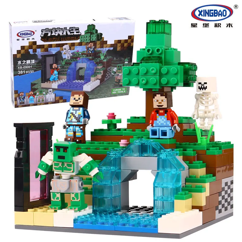 

XINGBAO 09001 363pcs Creative Moc Series The Blocks Life Set Children Building Blocks Bricks Educational Toys For Boy Model Gift