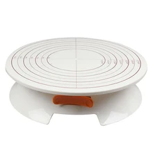 Фиксированный поворотный стол для торта стенд светильник стабильный торт проигрыватель Diy украшения проигрыватель инструмент выпечки торта