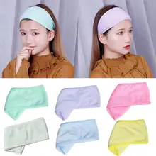 Новая мода унисекс твердая лента для волос при занятиях йогой регулируемая эластичная не 57,5 см 9 см спортивная лента для волос