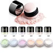 Рассыпчатая пудра для лица стойкая осветляющая контурная матовая пудра для макияжа с Мягкой Губчатой Основой Косметика