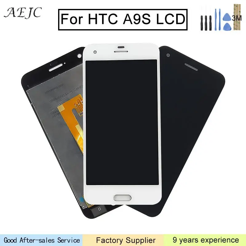 Для HTC One A9S Полный ЖК-дисплей с кодирующий преобразователь сенсорного экрана в
