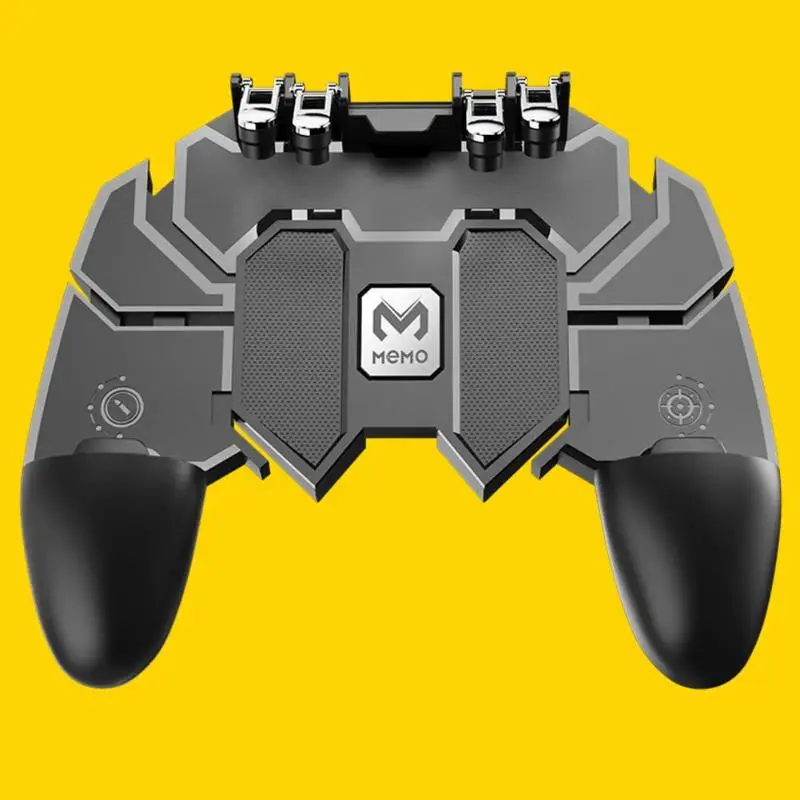 Mobile Gamepad Pubg Controller Six Finger All-in-One Trigger L1r1 Fire Buttons for iPhone Android IOS for PUBG