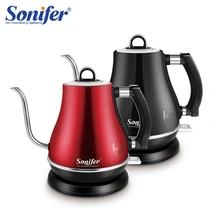 1.2L Colorful 304 Stainless Steel Gooseneck Electric Kettle 1500W Household 220V Quick Heating Electric Boiling Tea Pot Sonifer