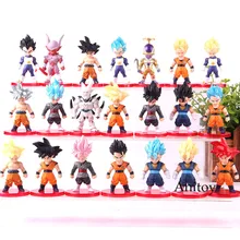 Dragon Ball Z Сон Гоку аниме Рисунок с изображением Сон Гоку, Вегета Фриза Vegetto фигурку ПВХ Коллекционная модель игрушки 21 шт./компл