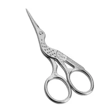 1 шт. Ретро Sharp Прочный портативный изысканный кран ножницы нержавеющая сталь ножницы для нейлон шелк хлопок бытовой