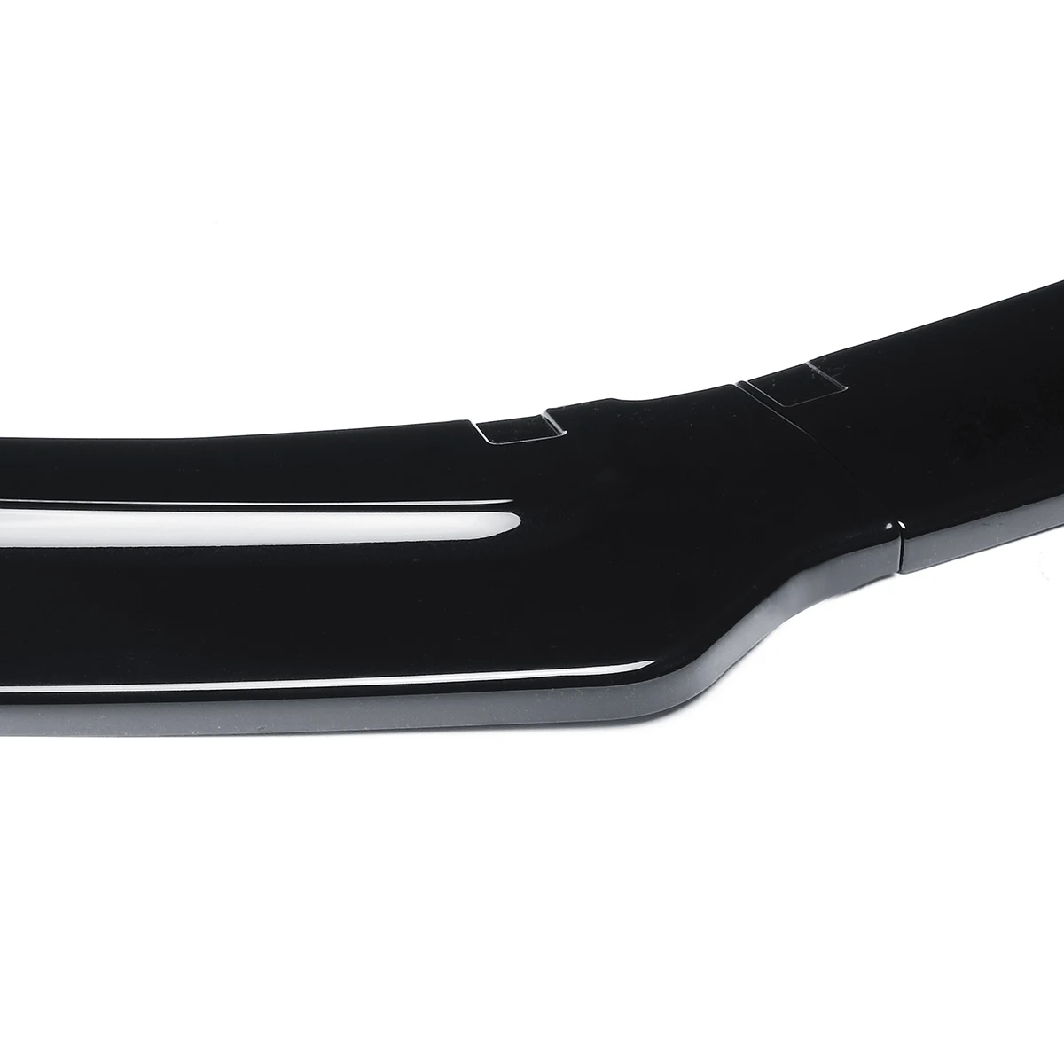 Parachoques delantero del coche negro brillante de 3 piezas para Jaguar XE 2017-2018 piezas exteriores de repuesto cubierta frontal del labio del parachoques trim Parachoques delantero del coche negro brillante de 3 piezas para Jaguar XE 2017-2018 piezas exteriores de repuesto cubierta frontal del labio del parachoques trim
