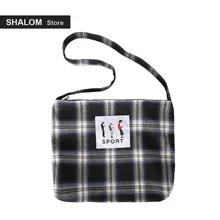 Сумка через плечо из парусины на молнии в стиле ретро, новинка, модная женская Повседневная простая Студенческая сумка(Шалом