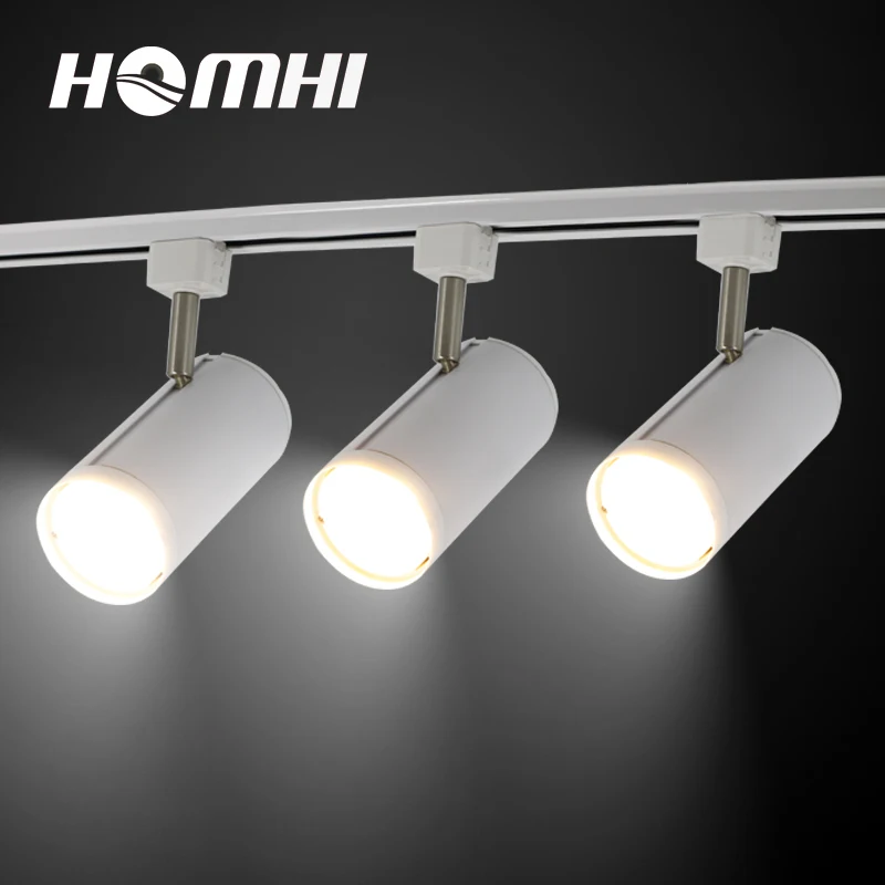 

led 20w track lights shop light fixtures Cob For clothing store equipment aluminum spotlight shop kitchen lighting Rail Lamp