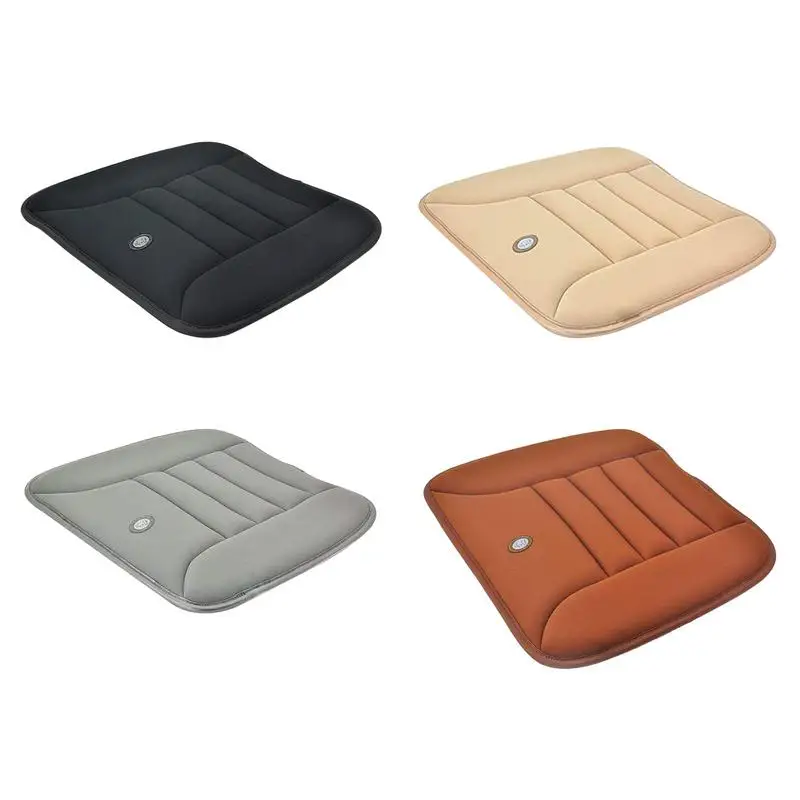 

Car Seat Cushion Memory Foam Bundled Non-slip Single Piece Car Four Seasons Cushion Thin Can Be Carried Around Red White Blue