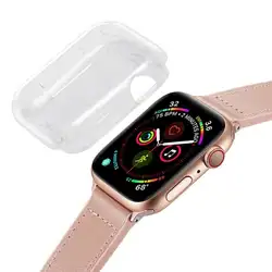 Мягкий ТПУ полный охват протектор чехол оболочка рамка для iWatch серии 4 Высокое качество Смарт-часы Чехлы