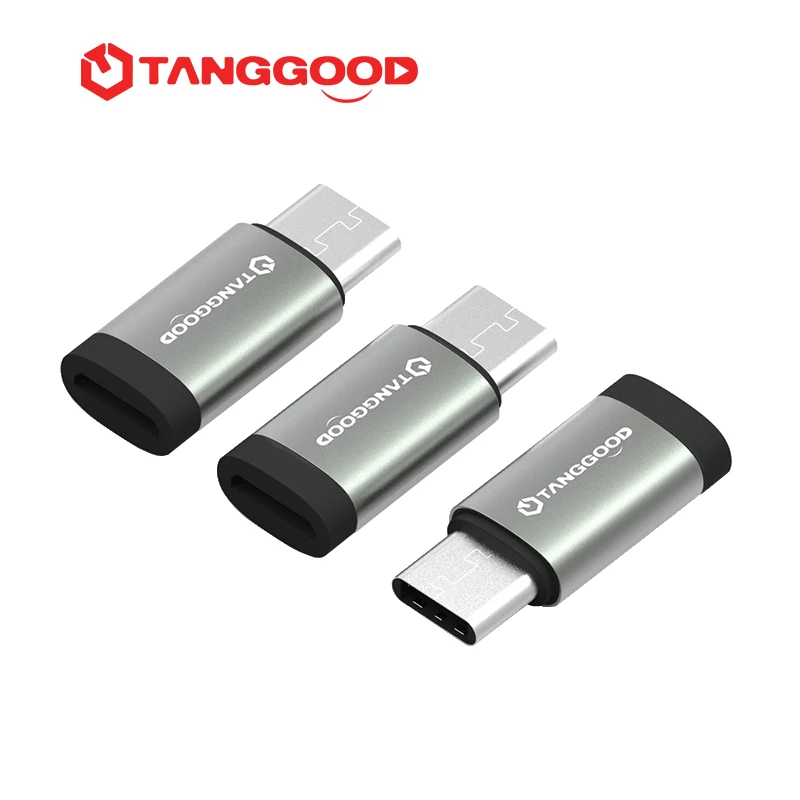 TANGGOOD usb type C Блок адаптеров 3 Micro USB Женский к USB C Мужской конвертер для нового MacBook Pro Xiaomi Mix LG G5 Nexus 6P