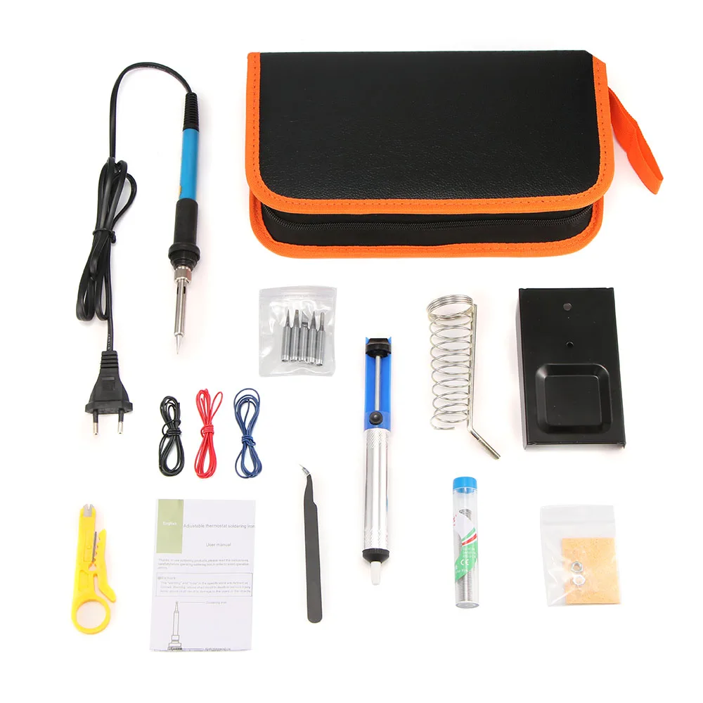

60W Electric Soldering Iron Wood Burning Kit Best Pyrography Pen Wood Burner Tool With Adjustable Temperature EU/US/UK/AU